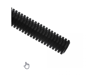 Corrugated loom tubing